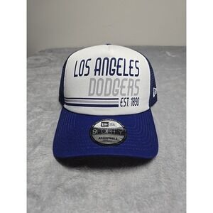 Los Angeles Dodgers New Era 9forty A-Frame Snapback Mesh Adjustable Hat Blue New